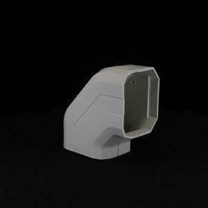 Air Additions EB80 Flat Duct Bend, 80mm, 90 deg