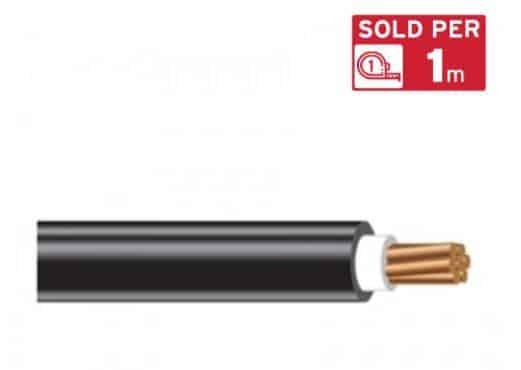 16BWBK500 0.6/1.0kV V-90 PVC Insulated Building Wire, 1 Core, 16 sq-mm x 500m, Black