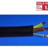 2.53CODBK 250/440V V-90 PVC Insulated Ordinary Duty Industrial Flexible Cable, 3 Core, 2.5 sq-mm x 100m, Black