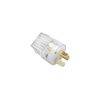 Clipsal 1439/20TR Transparent Polycarbonate 3 Pin Quick Connect Plug, 250V, 20A