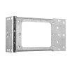 Clipsal 155 Rectangular Standard Pattern Steel Mounting Bracket, 1 Gang, Electro-Galvanized