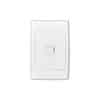 Clipsal 2031VAWE 2000-Series 1 Pole 1 Gang Rocker Switch, 250VAC, 10A, White Electric