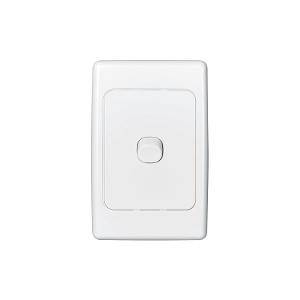 Clipsal 2031VAWE 2000-Series 1 Pole 1 Gang Rocker Switch, 250VAC, 10A, White Electric