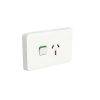 Power Point Switched 1 Gang 10A 250V (CopyClipsal 3015/15VW Iconic Power Point Single Switch Socket Outlet Power Point
