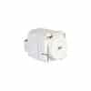 Clipsal 30PBLWE White Electric Plastic 1/2 Way Push Button Push Button Switch, 250VAC, 20A