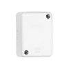 Clipsal 554C4WE 554-Series PVC Rectangular Junction Box With Clip Lid, 1 Earth And 3 Active Connector, 86mm H x 45mm W x 58mm D, White