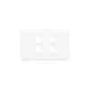Clipsal Classic C2000 Series C2034VHWE 4 Gang Switch Grid Plate and Cover, White Electric