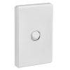 Clipsal Classic C2031V66WE 1 Gang 1 Pole Flush Switch, White Electric, 20A, 250VAC at 50Hz