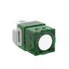 Clipsal Iconic ControlLink Remote Switch Mechanism, Momentary Pushbutton, Vivid White, Gloss Finish, 41EPBM-VW