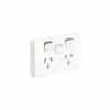 Clipsal Iconic Power Point Twin Switch Socket Outlet Power Point