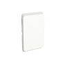 Clipsal Iconic Skin Switch Blank Plate Cover, Horizontal/Vertical Mount, Vivid White, 3040C-VW