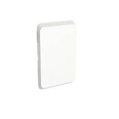 Clipsal Iconic Skin Switch Blank Plate Cover, Horizontal/Vertical Mount, Vivid White, 3040C-VW