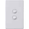 Legrand ED770/2WE 2 Gang Dedicated Plate Switch, White, 16A, 230-240VAC