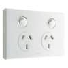 Legrand ED777WE Legrand E-Ded-Series 3 Pin General Purpose Outlet Socket Switch, 230/240VAC, 10A, White