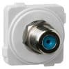Legrand EMFFFOXWE AV Connector, 75 Ohm, 3GHz, White, F to F TV Outlet