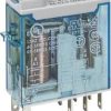 NHP 4652007424VDC Miniature Industrial Relay 8A 2 C/O 24V DC Coil w/Pb+Led+Mi