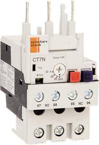 NHP CT7N37C25 Thermal Overload Relay, 21...25A, for use with CA7-30...37, Trip Class 10A, Auto/Manual Reset