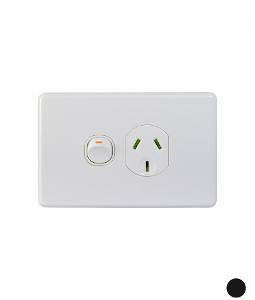 Power Point Switched 1 Gang 10A 250V