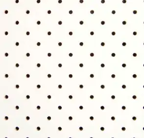 Project Panels - Hardboard White Pegboard