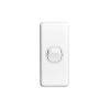 Clipsal C2030WE Classic C2000-Series 1 Pole 1 Gang Rocker Switch, 250VAC, 10A, White Electric