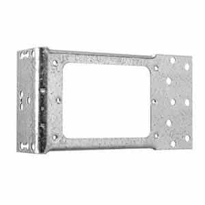 Clipsal 155 Rectangular Standard Pattern Steel Mounting Bracket, 1 Gang, Electro-Galvanized