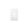 Clipsal 2000 Series 2031VHWE 1 Gang Flush Surround and Grid Plate, 116mm L x 76mm W, White Electric