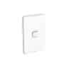 Clipsal 3041VH-VW Iconic Gridplate And Skin 1 Gang V/h