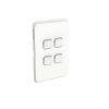 Clipsal 3044VH-VW Iconic Gridplate And Skin 4 Gang V/h