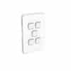 Clipsal 3045VH-VW Iconic Gridplate And Skin 5 Gang V/h