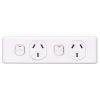 Clipsal C2016/2WE Classic C2000 Series Power Point 3 Pin General Purpose Outlet Socket Switch Power Point