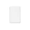 Clipsal C2031VXWE Vertical Mount Plastic Switch Grid Plate and Cover With Blank and Surround, White Electric, 116mm L x 76mm W x 13mm T