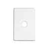Clipsal Classic C2000 Series C2031VHWE 1 Gang Switch Grid Plate and Cover, White Electric