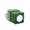 Clipsal Iconic ControlLink Remote Switch Mechanism, Momentary Pushbutton, Vivid White, Gloss Finish, 41EPBM-VW