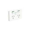 Clipsal Iconic Power Point Twin Switch Socket Outlet Power Point