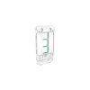 Clipsal Iconic Switch Grid, 3 Gang, Horizontal/Vertical Mount, Vivid White, 3043G