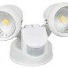 Energetic Lighting 203035S Seculite Wall and Ceiling Spotlight With Sensor, Black
