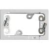 HPM 140WE White Electric Plastic 1 Gang Mounting Block, 122mm W x 76mm L