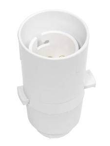 HPM 310/10WE Switched Lamp Holder 10mm Thread White