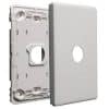 Legrand ED770/1GPLWE Legrand E-Ded Series Dedicated 1 Gang Switch Grid Plate and Cover, 121mm L x 77mm W x 10mm H, White