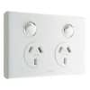 Legrand ED777WE Legrand E-Ded-Series 3 Pin General Purpose Outlet Socket Switch, 230/240VAC, 10A, White