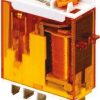 NHP 4652005424VAC Miniature Industrial Relay 8A 2 C/O 24V AC Coil w/Pb+Led+Mi