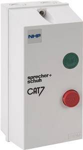 NHP CAT7N7.5P415VAC Direct On-Line Starter 7.5KW, IP66 Polycarbonate Enclosure, Controlvoltage 415 V AC, Start, Stop Pushbuttons, No Overload