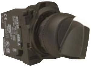NHP D7PSM32PX20HS SELECTOR SW 22.5mm PLASTIC 3 POSITION WHITE 2N/O HANGSELL