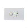 Power Point Switched 1 Gang 10A 250V