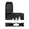 Adjustable screen door corner stake & roller. 16mm x 30mm.