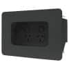 Rec wall point built in cable manag blk MAT04MM-RP03
