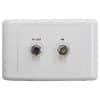 Outlet plate sat/tv plus fm power pa MAT05MM-WP05