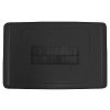 Outlet plate with brush cover black MAT05MM-WP64B