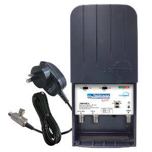 Vhf/uhf pre- amplifier with lte filterin MAT10MM-MD34P