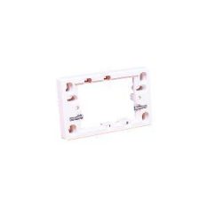 Mounting block 18mm deep white HPM137DWE